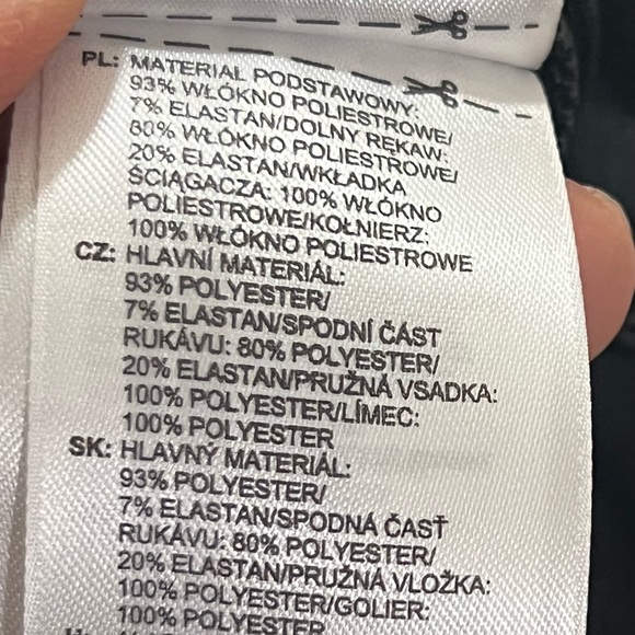 Adidas by Stella McCartney Black Zip Up Activewear Sweater Women’s size XS - Picture 9 of 10